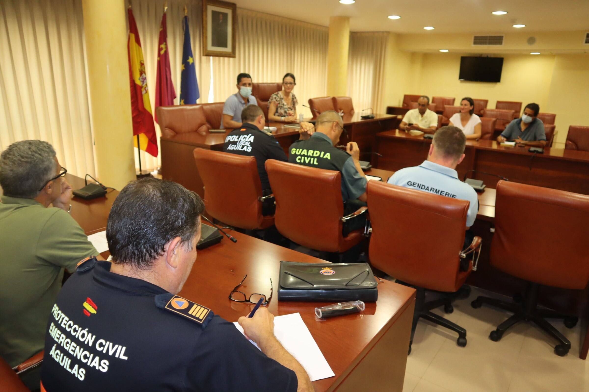 La Junta Local de Seguridad  de Águilas