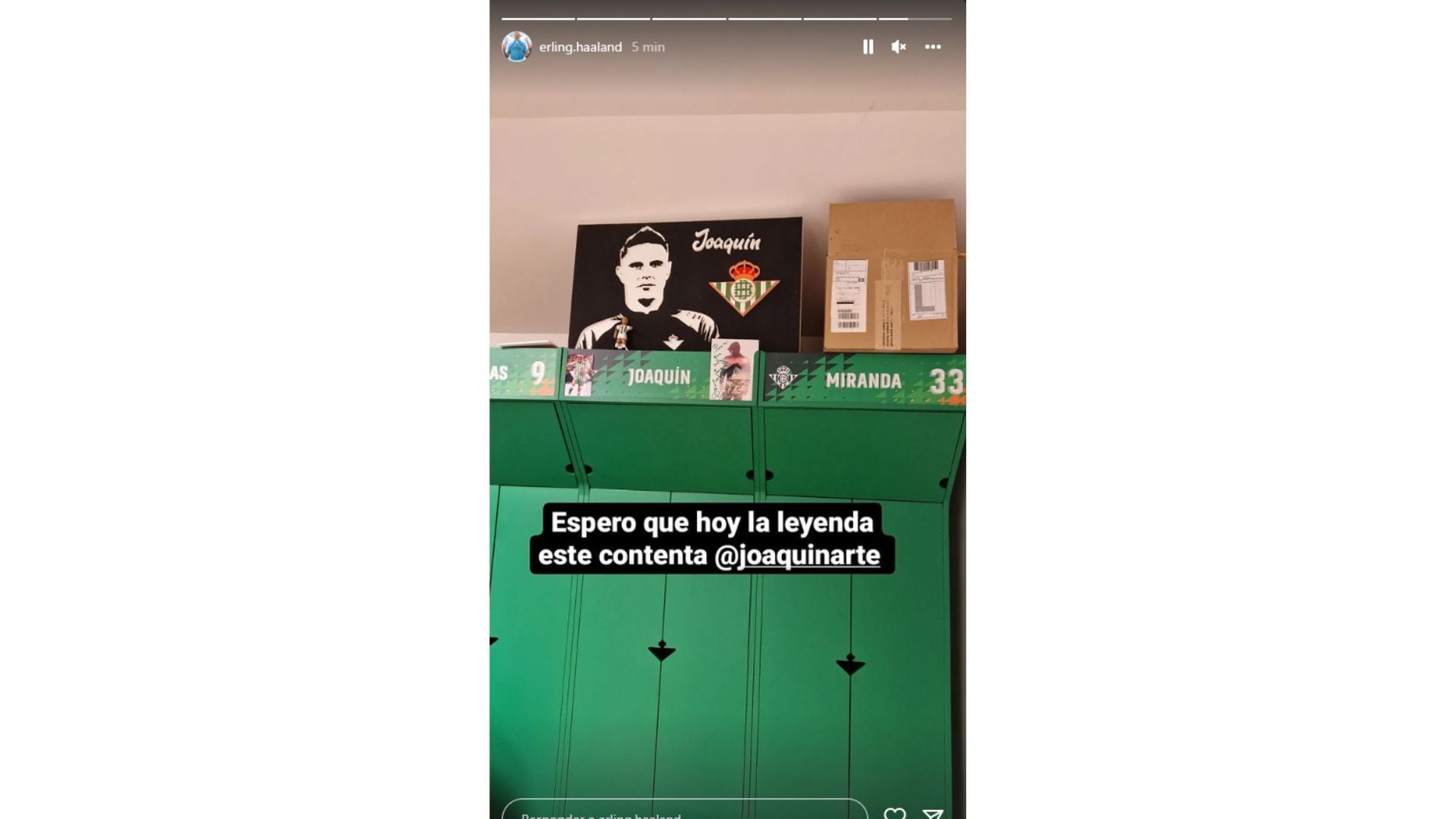 El mensaje de Erling Haaland en su Instagram