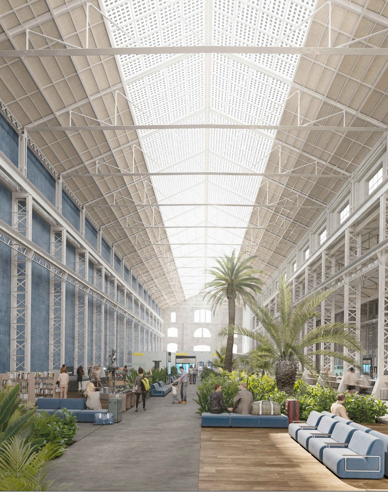 Figuración de la nueva terminal de pasajeros del Puerto de València