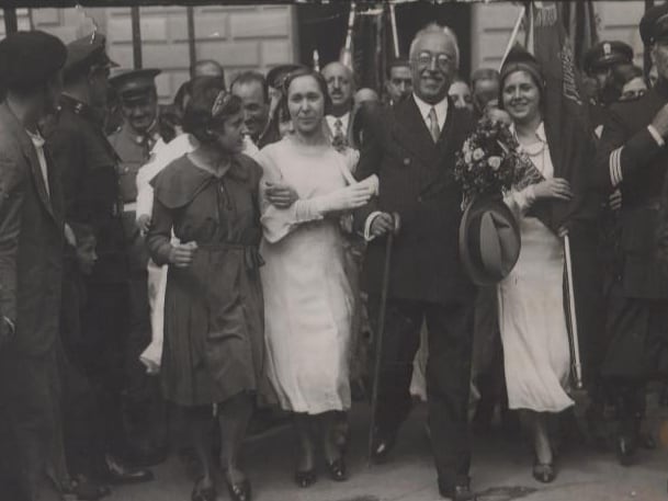 El presidente de la Segunda República durante su visita a Eibar en 1932