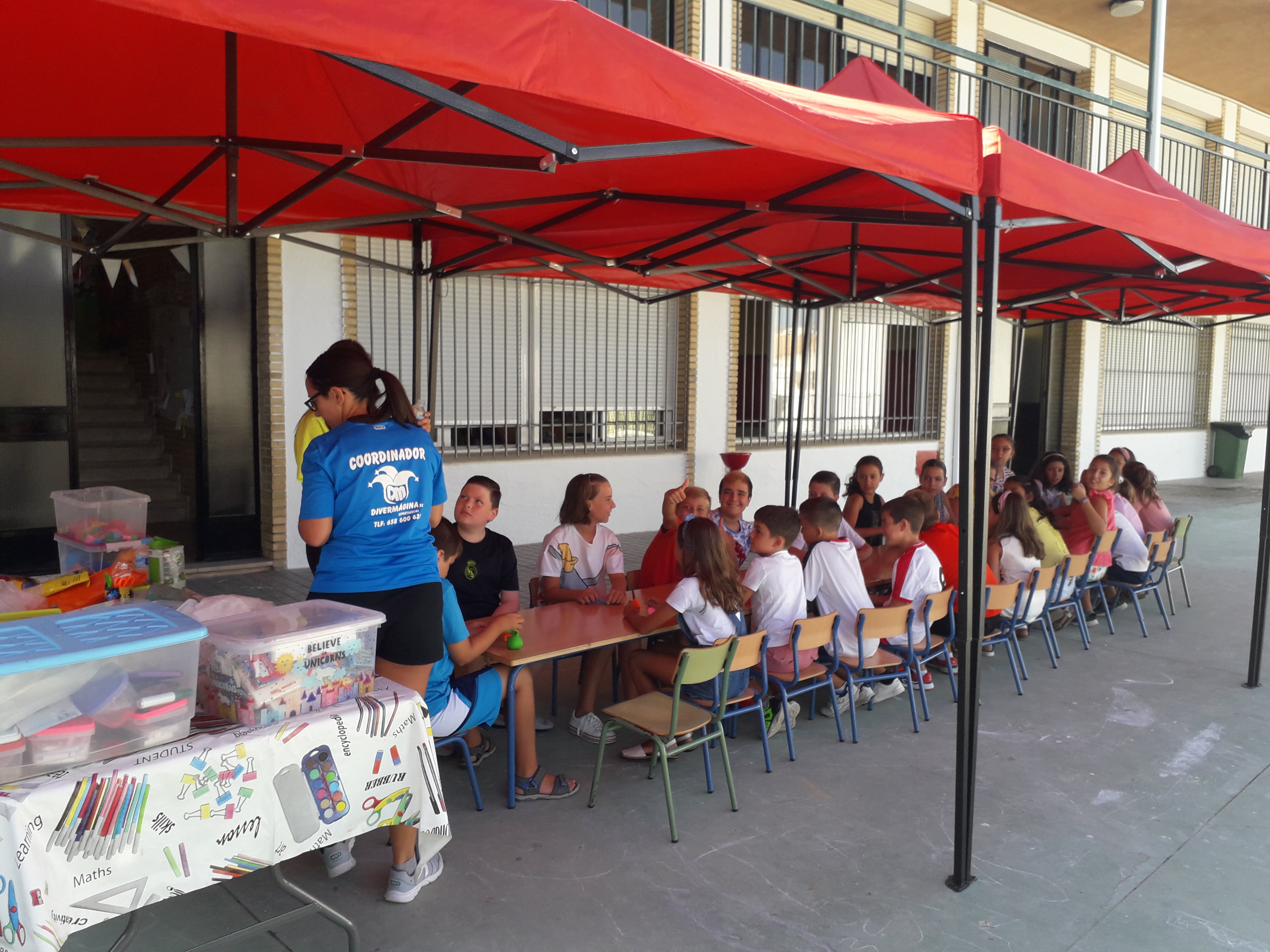 Varios niños y niñas participan en una actividad del Plan &#039;Corresponsables&#039; en una edición anterior.