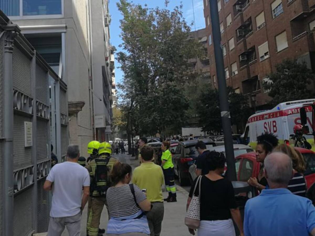Susto en la Petxina por un incendio en la cafetería