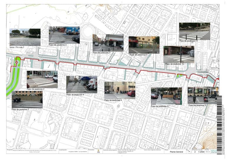 Se contemplan un total de nueve rutas