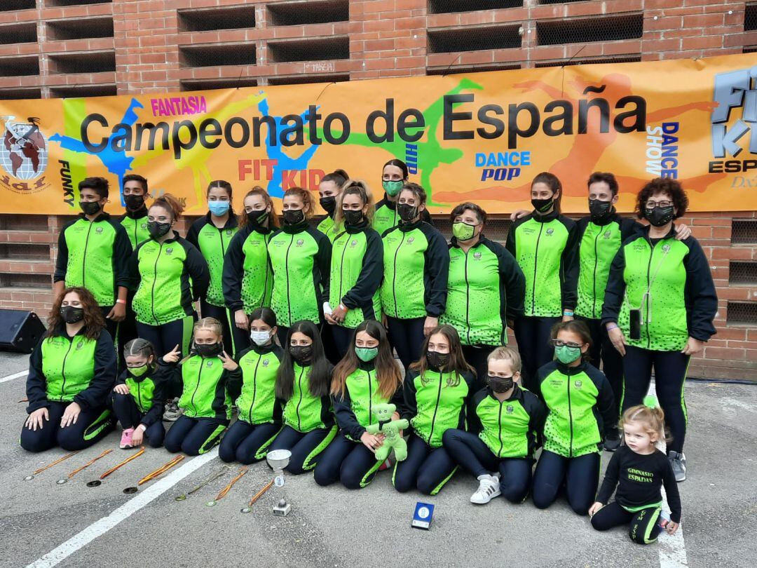 Competidores del Gimnasio Espadas en Barcelona