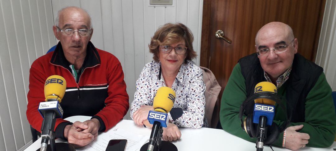 José Luis Expósito, Sacramento Expósito y Pedro Ibáñez.