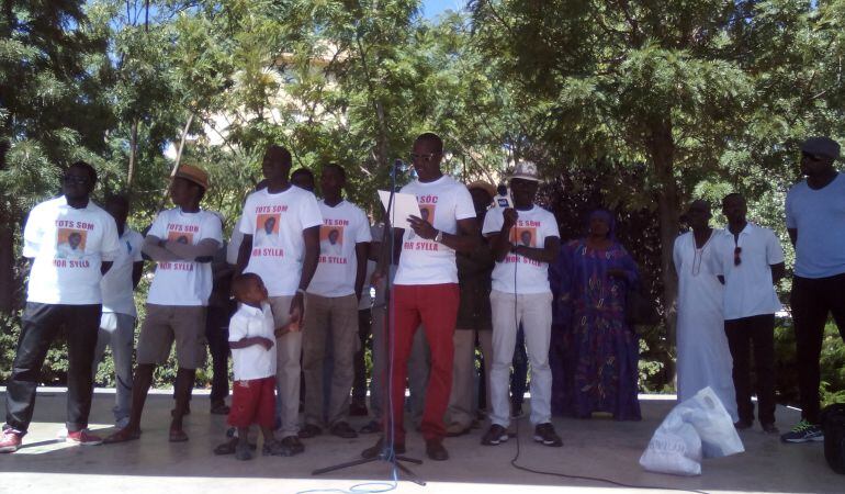 La concentració s&#039;ha fet a la plaça de la Pau. 