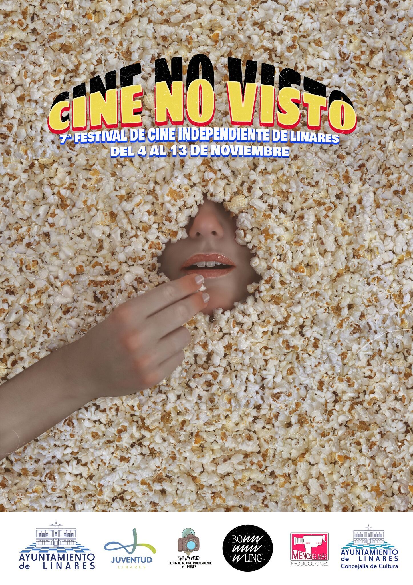 Cartel de "Cine No Visto", festival linarense.