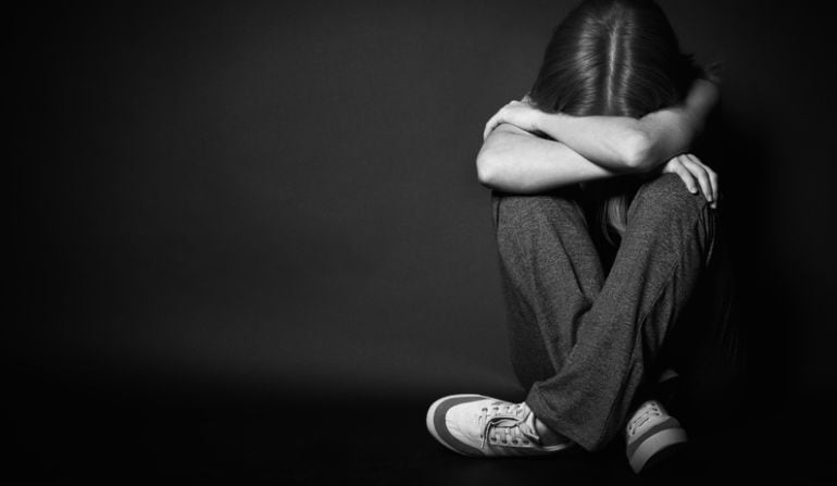 Mujer víctima de violencia de género