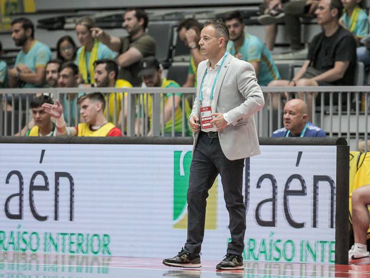 Tete Borrego durante un partido la pasada temporada