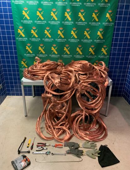 Imagen del material robado