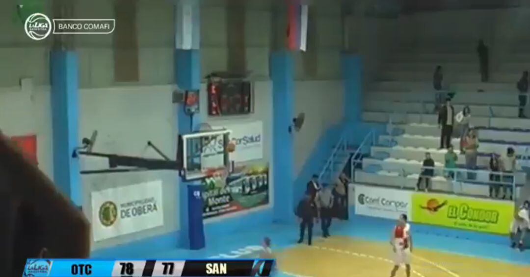 Partido entre Oberá Tenis Club y Club San Isidro