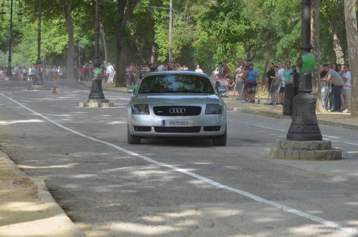 Uno de los participantes en el Slalom andaluz de Arcos