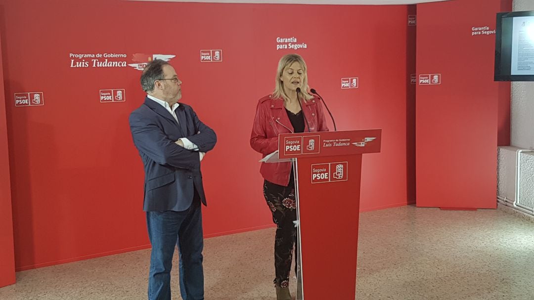 Ana Agudíez y Félix Montes, durante su comparecencia para valorar el proyecto de PGE