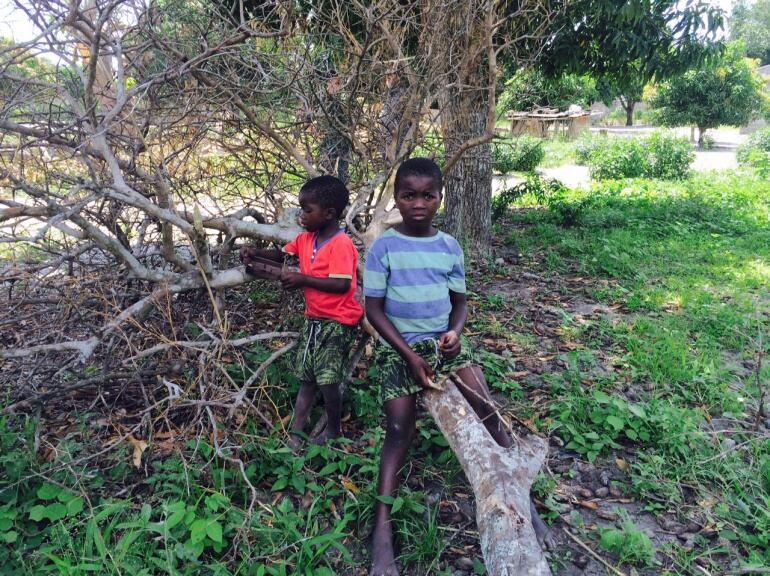 César, un niño de Mozambique