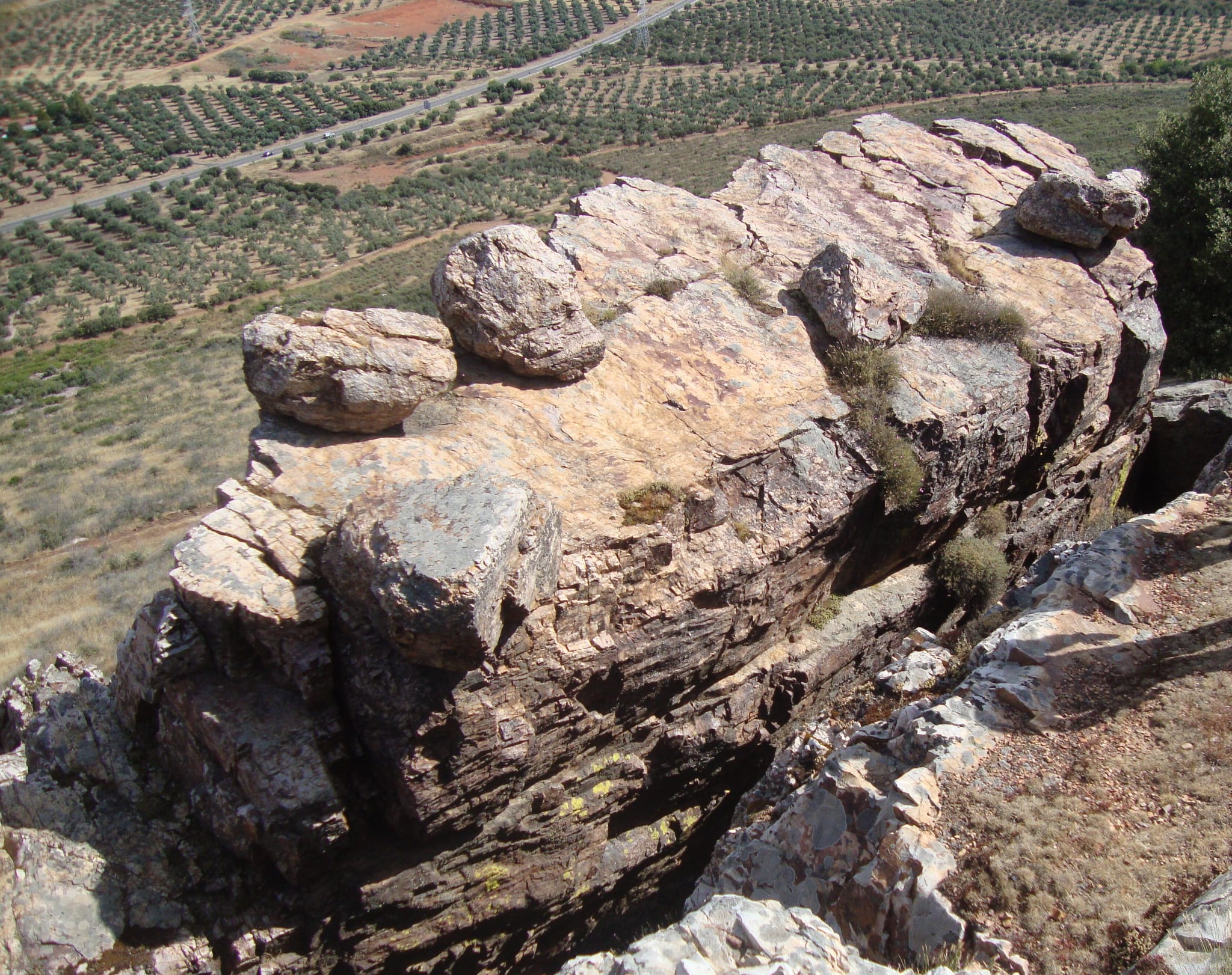 Puente suspendido en el Cerro de Santa Ana de Puertollano