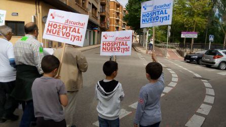 Voces de todas las edades han reclamado a SACYL un hospital nuevo para Aranda