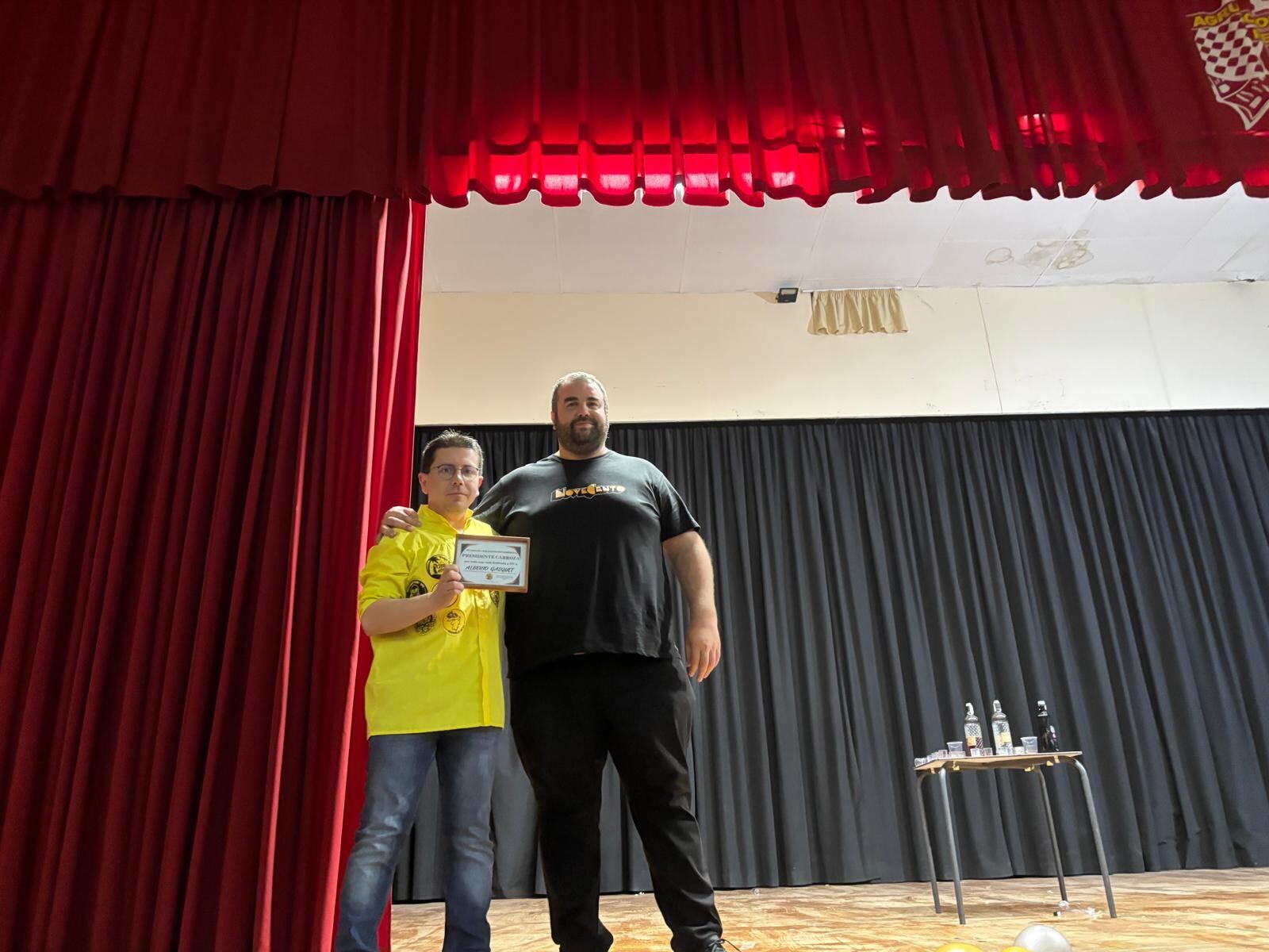 Bainino honorífico al presidente Carroza, Alberto Gasquet