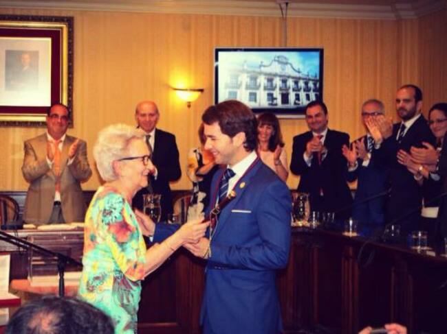 Fernando Priego durante su investidura como alcalde de Cabra / CADENA SER