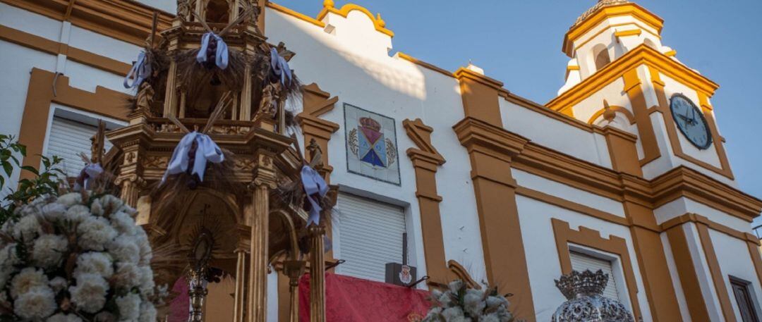 Celebración de El Corpus, fiesta grande de la Puebla del Río