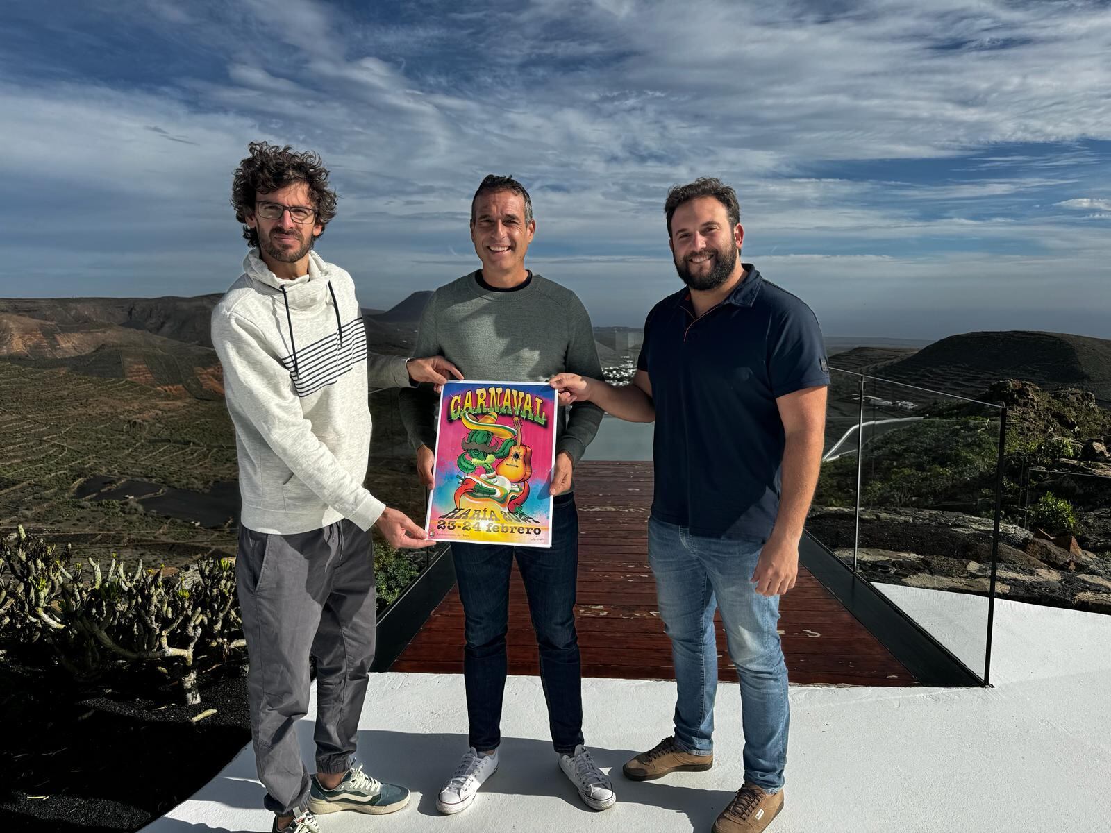 Presentación del cartel de Carnaval 2024 de Haría.