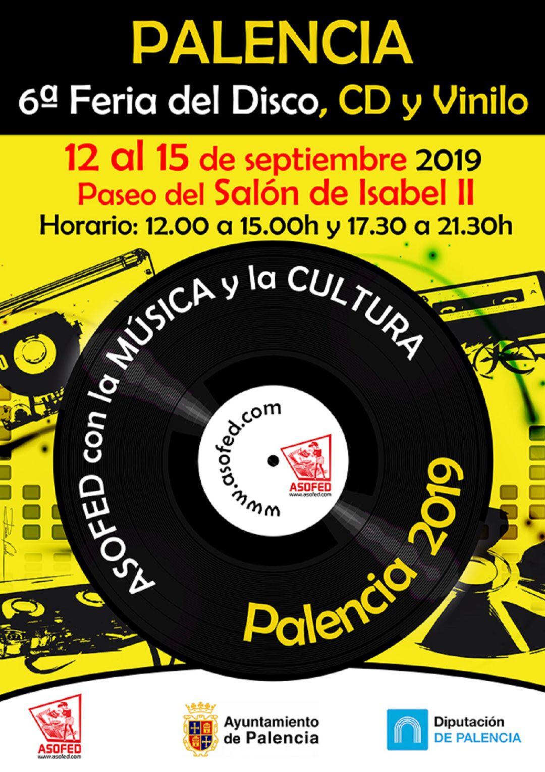 Cartel de la feria que se celebra en Palencia