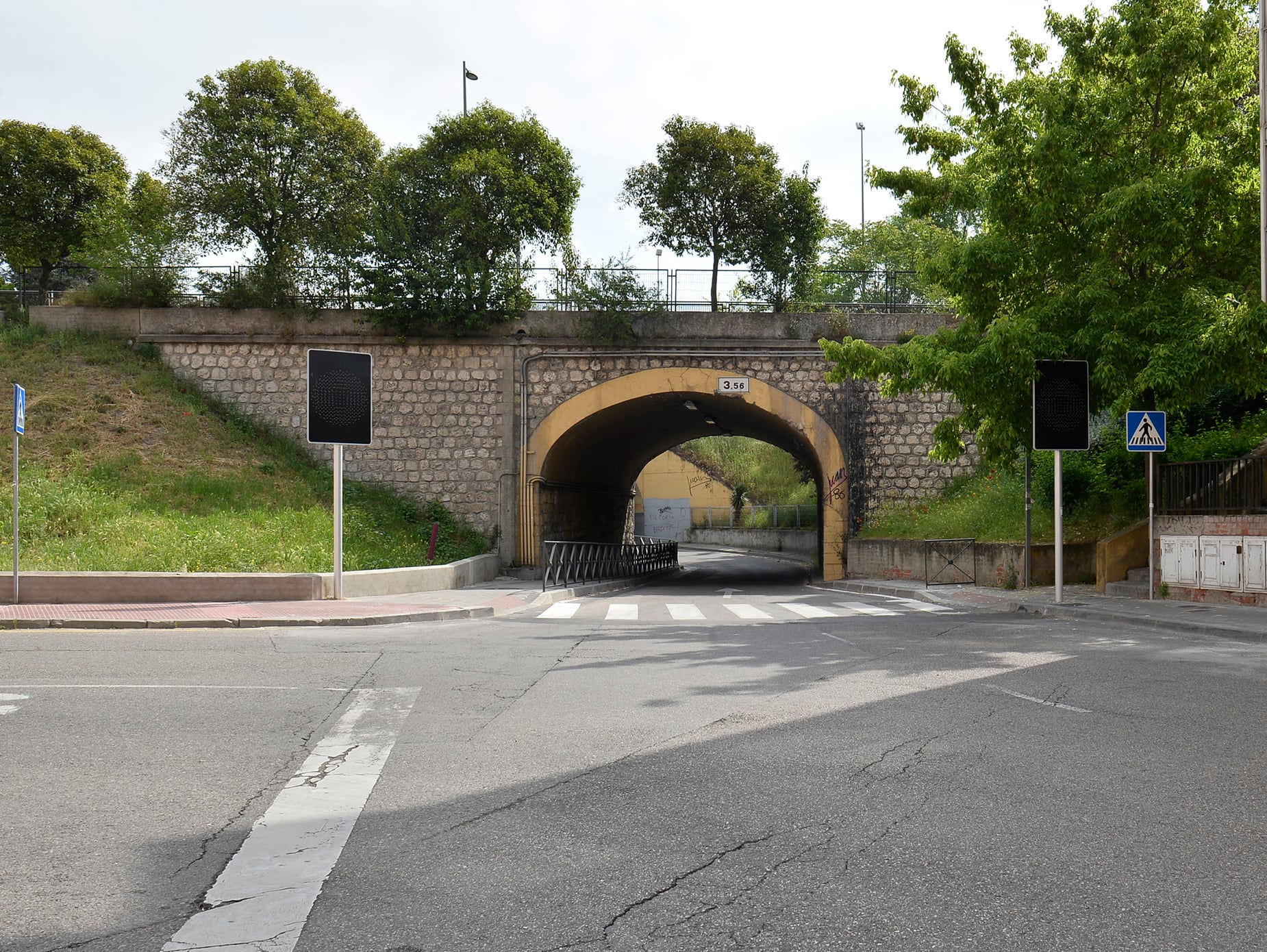 El túnel de la calle Doctor Fleming de Valdemoro