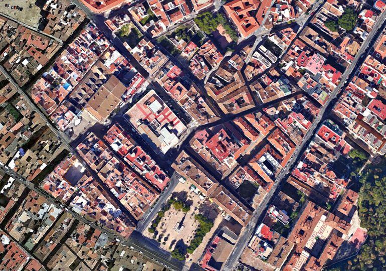 Imagen del centro histórico de Málaga, donde se proyectaban las tecnocasas