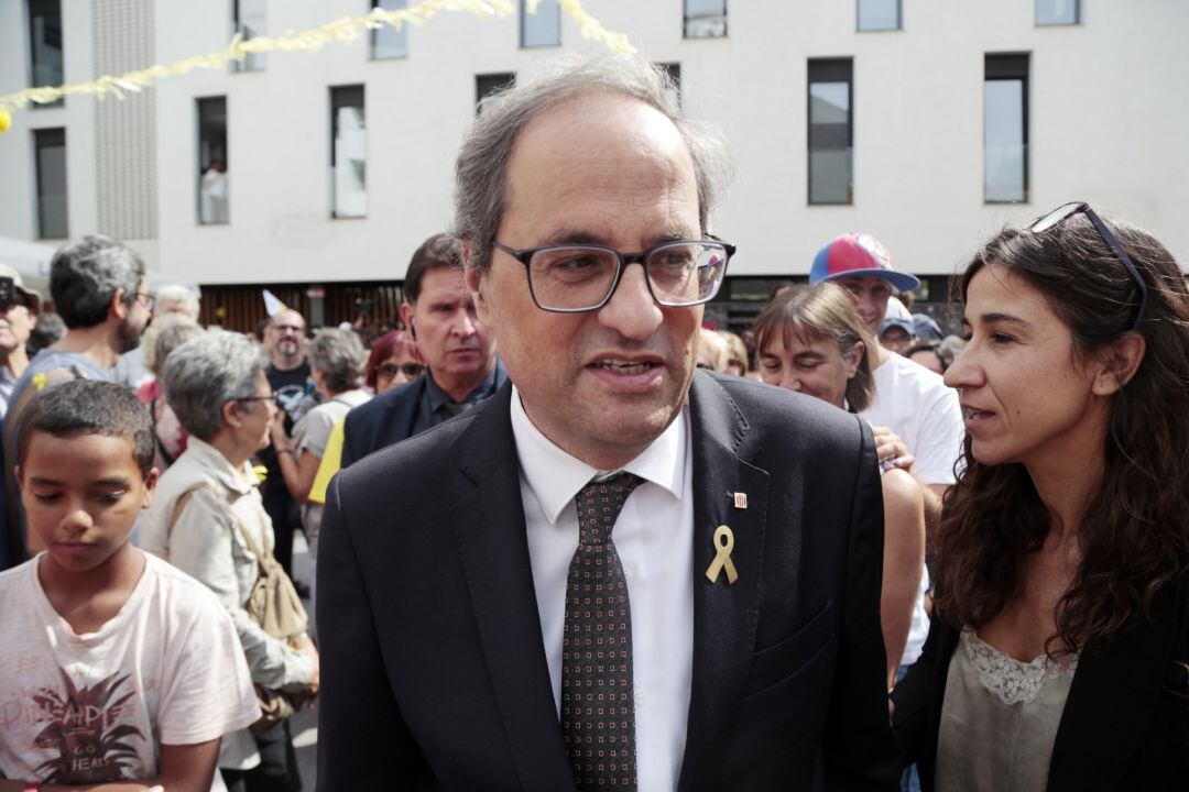 El presidente de la Generalitat, Quim Torra