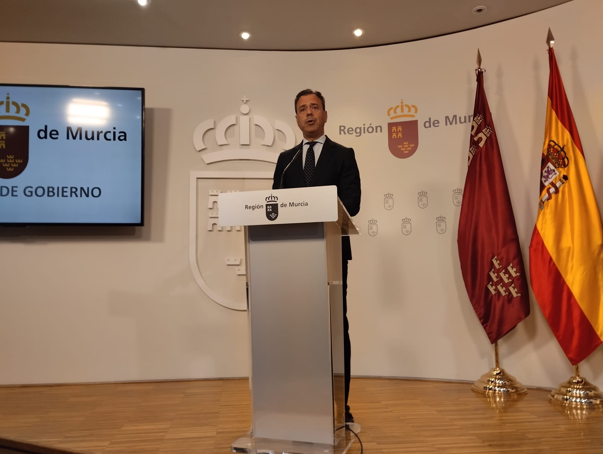 Marcos Ortuño, consejero Portavoz del Gobierno de la Región de Murcia