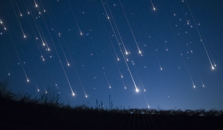 La lluvia de estrellas será visible durante este fin de semana.