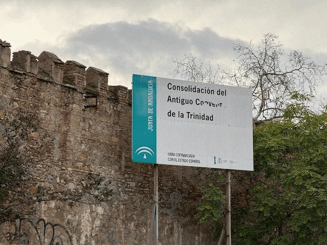 Imágenes del actual estado del Convento de la Trinidad de Málaga