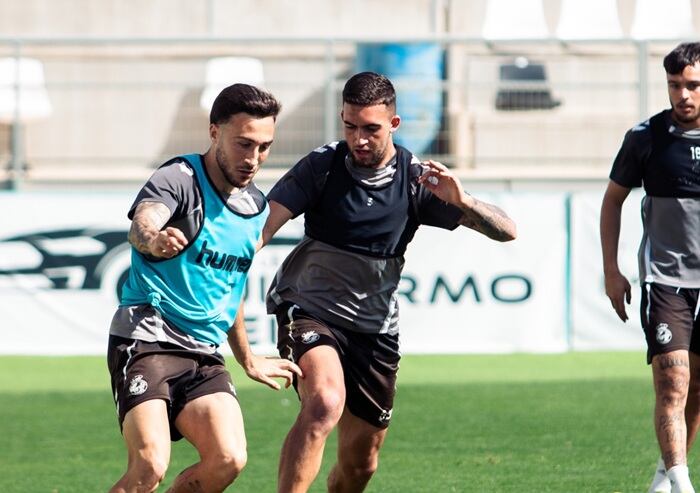 Un entreno de la Balona