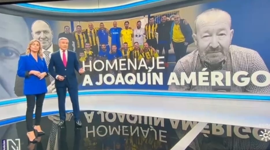 Los informativos de canal sur cubrieron un torneo homenaje que se coló en los corazones de los que fueron sus compañeros.