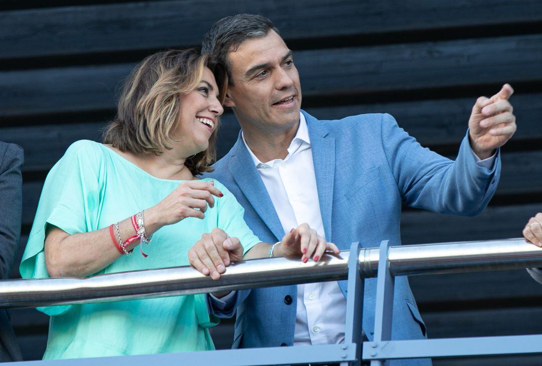 Una fotografía del pasado 22 de mayo de Susana Díaz con Pedro Sánchez