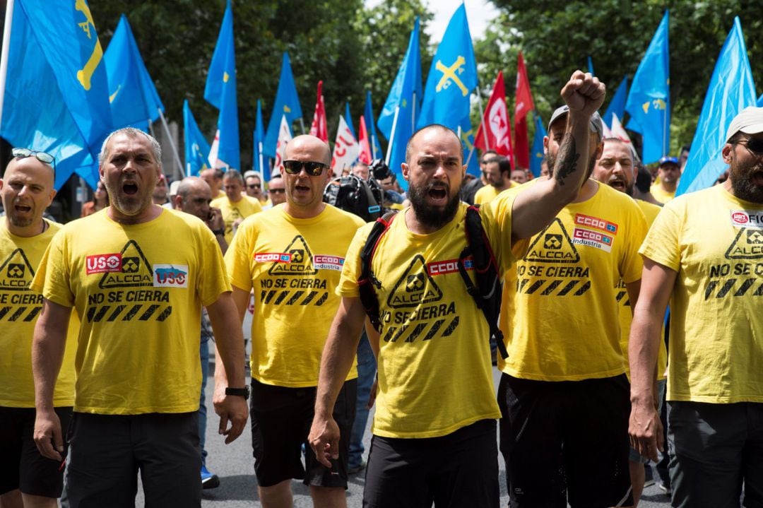 La semana comenzaba para la plantilla en Madrid con la protesta ante el ministerio