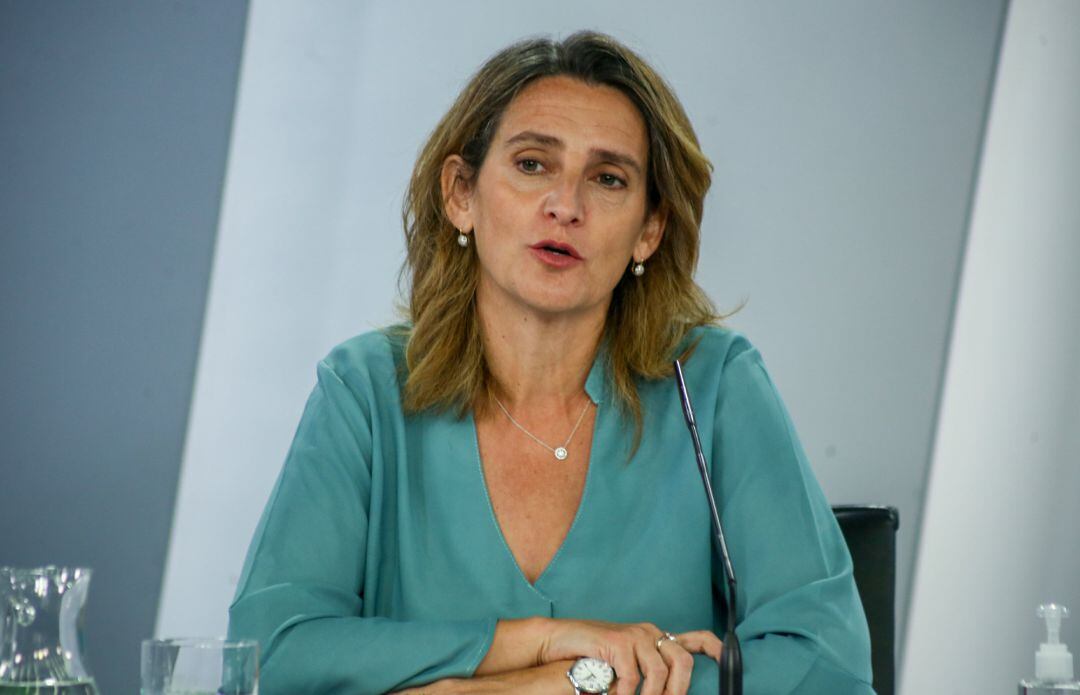 La vicepresidenta tercera y ministra para la Transición Ecológica y el Reto Demográfico, Teresa Ribera.