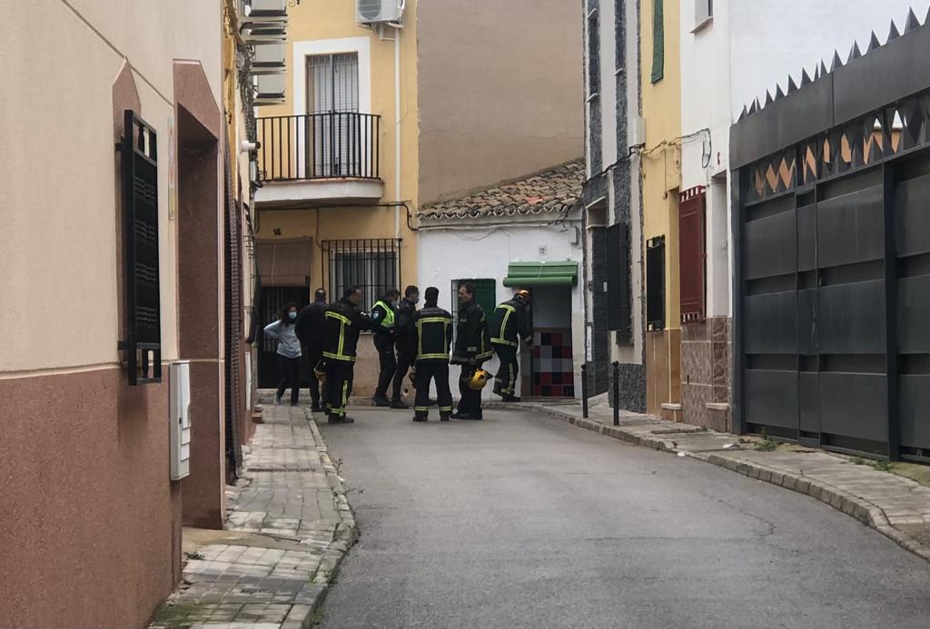 Incendio en la Calle Cerradura de Alcázar de San Juan