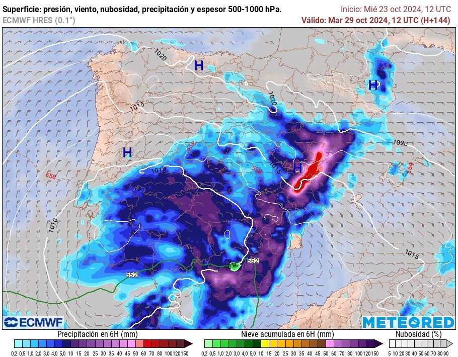Lluvias y tormentas como antesala de una &quot;gota fría de las de antes&quot;