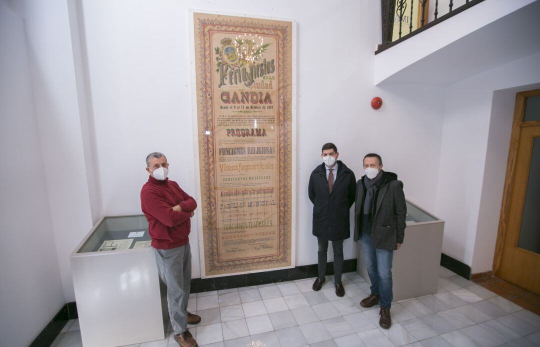 Cartel de la Fira i Festes restaurado 