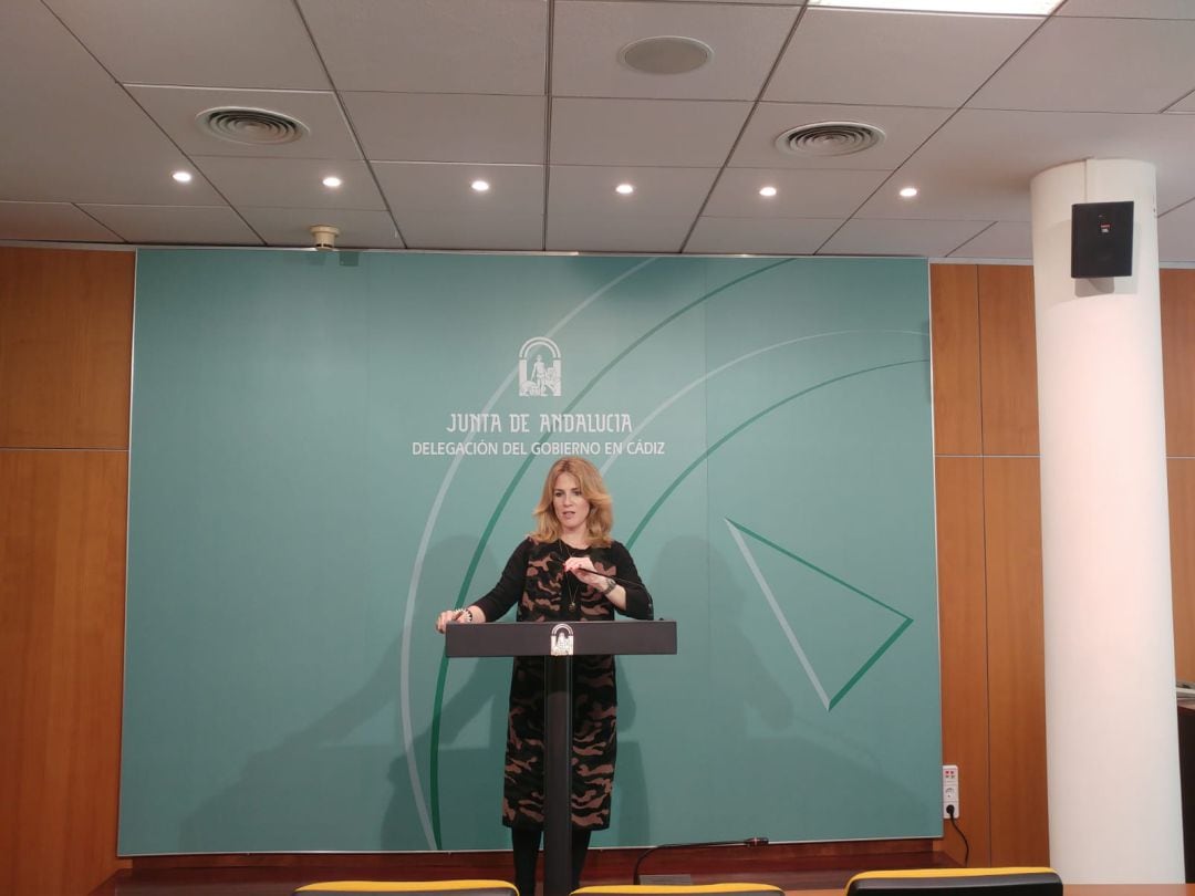 La delegada de la Junta en Cádiz, Ana Mestre