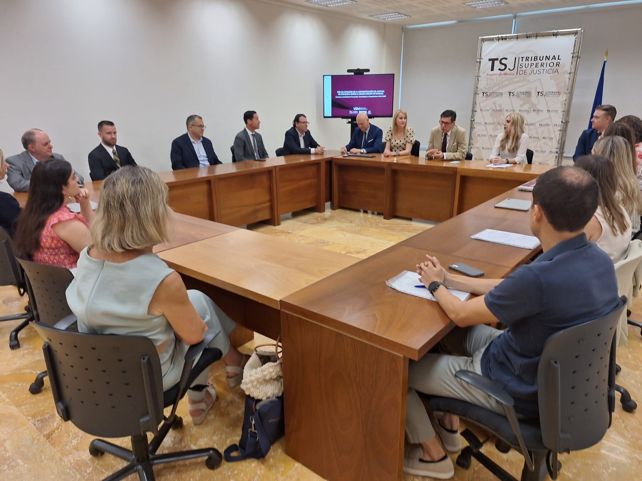 Reunión de la Red de Letrados de la Administración de Justicia de Violencia de Género de la Región de Murcia