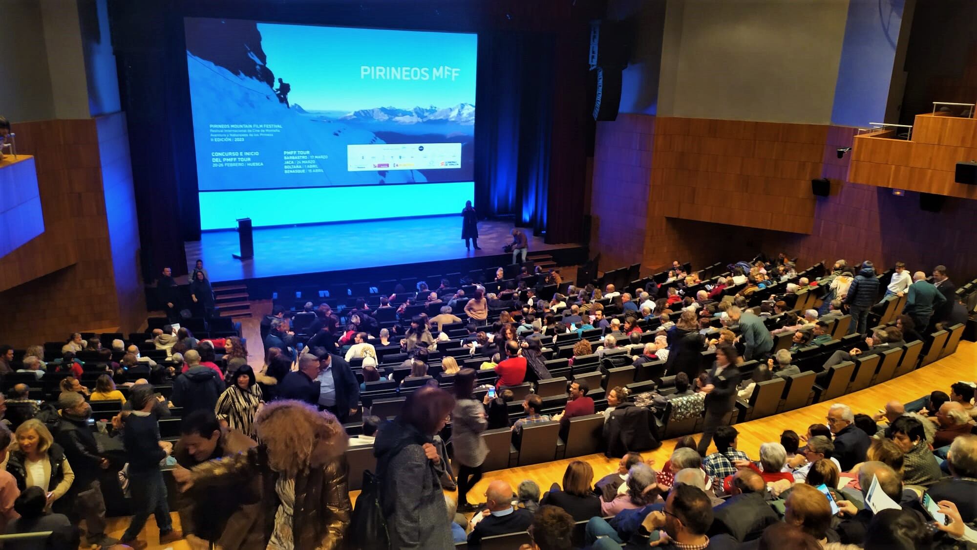 El Palacio de Congresos de Huesca acogió la presentación del tour nacional del PMFF