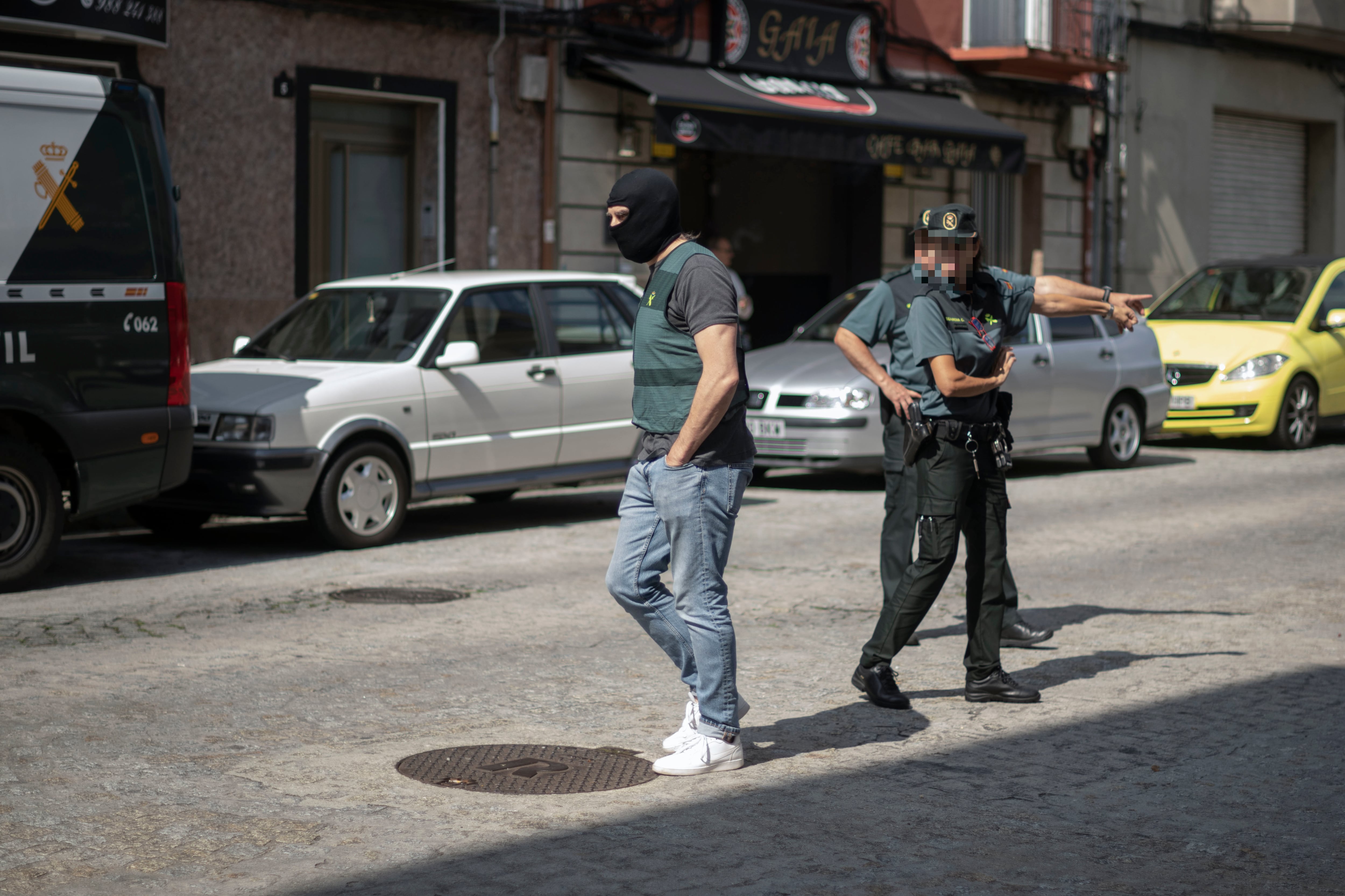 Diez personas han sido detenidas en un operativo policial que se llevó a cabo en Ourense, Pontevedra y Barcelona. EFE/ Brais Lorenzo