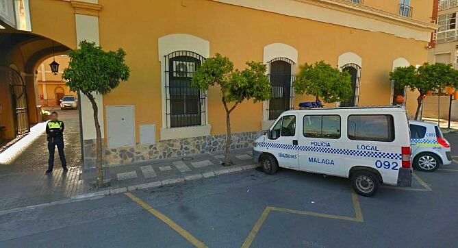 Jefatura de la Policía Local de Málaga en la Avenida de la Rosaleda