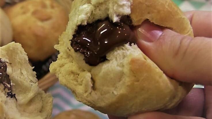 Bollos preñados de dulce