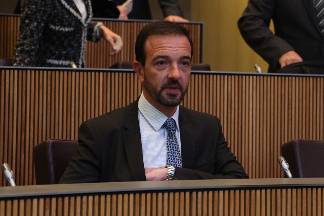 El titular d'Ordenament Territorial en la sessió de control al Govern d'aquest dijous.