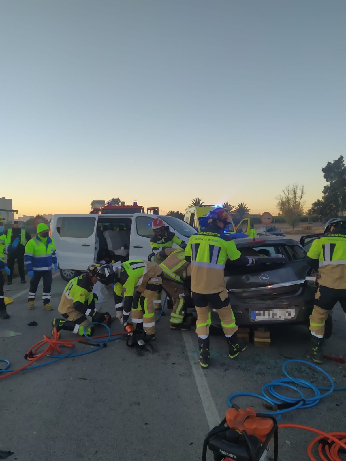 Accidente con un fallecido en Lorca