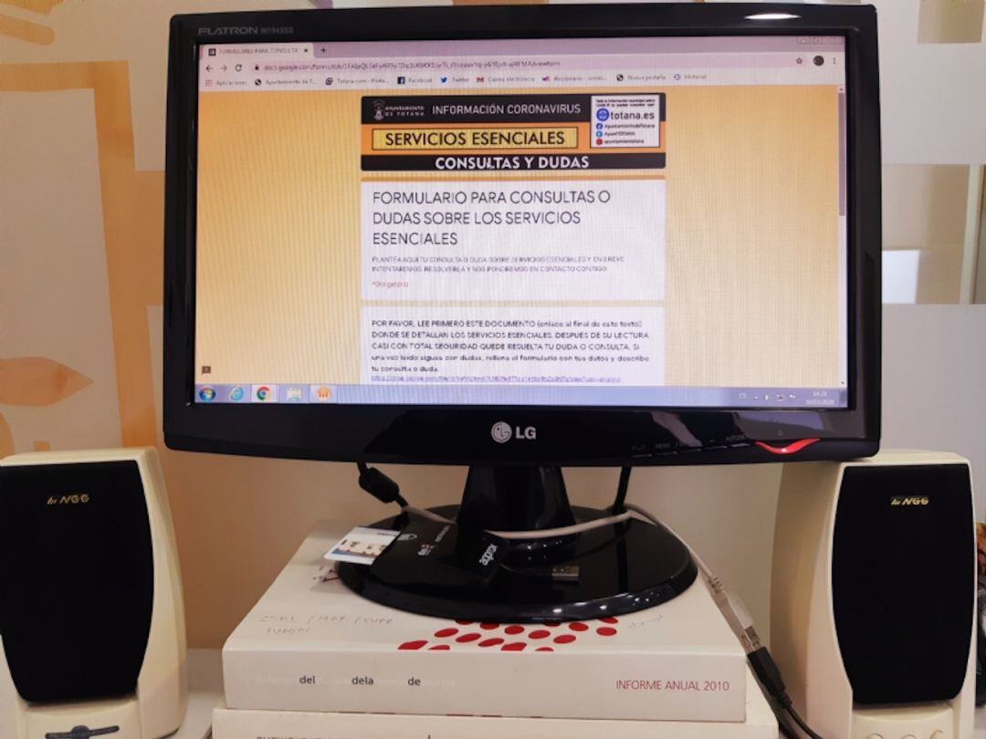 Imagen del servicio telemático