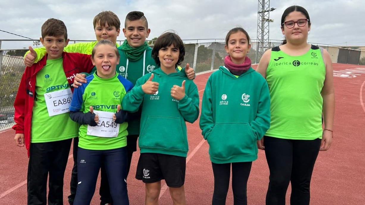 Brillante participación de la Escuela del Club Atletismo Elda