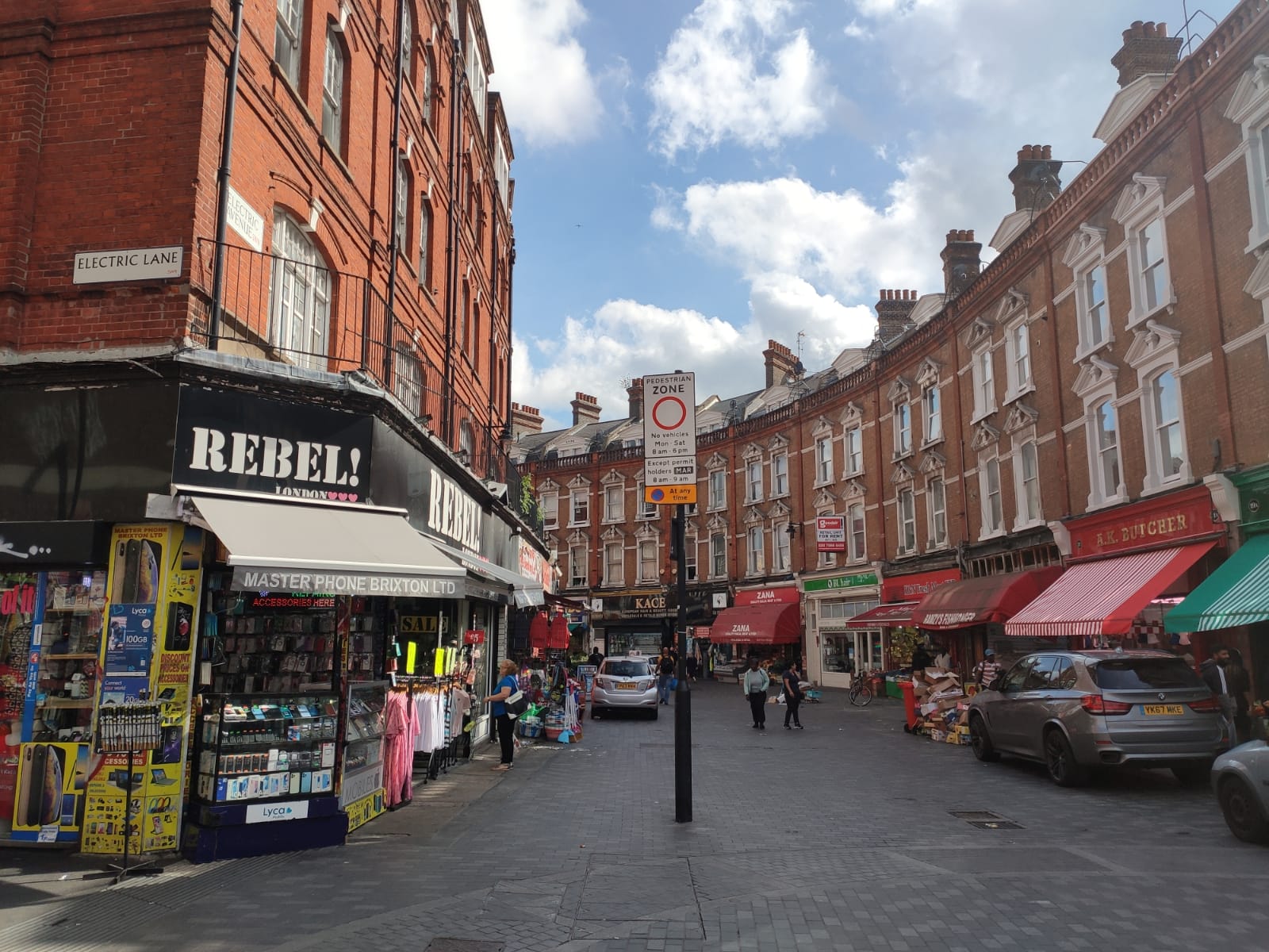 El mercado de Brixton al sur de Londres